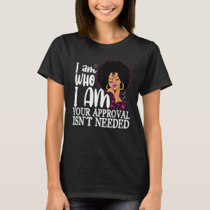 T-shirt Black Queen Curly Naturel Afro Afro Afro Afro-Amér
