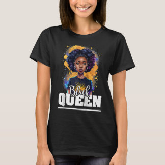 T-shirt Black Queen For Proud African American Black Histo