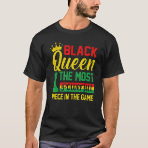 T-shirt Black Queen La Pièce La Plus Puissante Le Jeu Blac