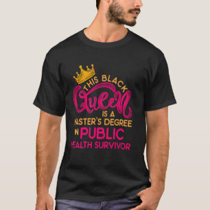 T-shirt Black Queen Mph Masters Gr