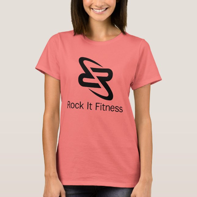 T-shirt Black Rock It Logo Toutes les performances (Devant)