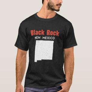 T-shirt Black Rock USA State America Travel New Mexican Ne