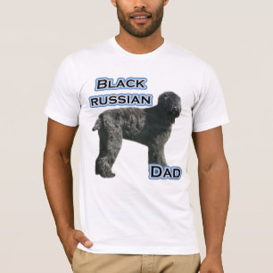 T-shirt Black Russian Terrier Papa 4