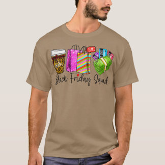 T-shirt Black Shopping Vendredi Squad Équipe Shopping Spir