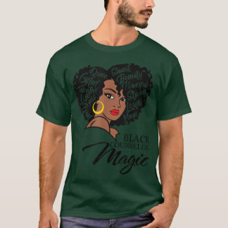 T-shirt Black Smart Conseiller Afro Melanin Afrique Amériq