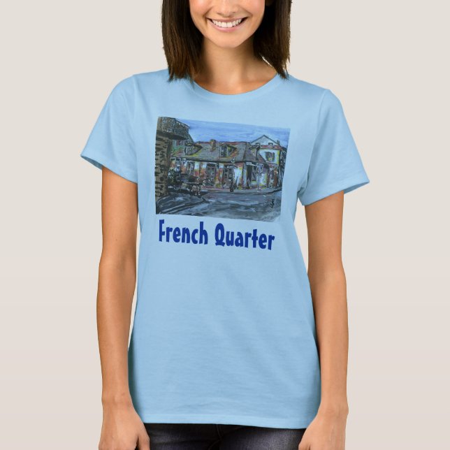 T-shirt Black Smith Shop, New Orleans, quartier français (Devant)