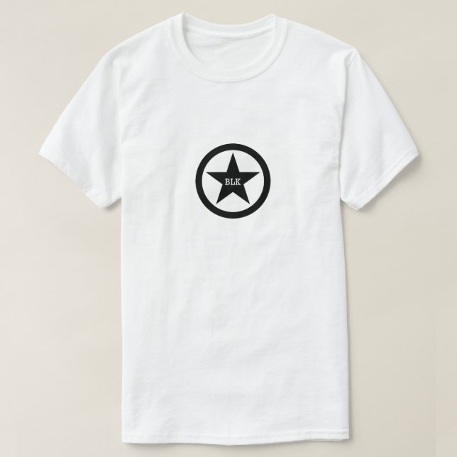 T-shirt Black Star Shield (Design devant)