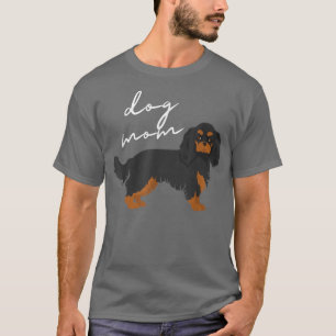 T-shirt Black & Tan Cavalier King Charles Spaniel Chien Ma