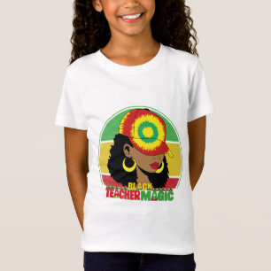 T-Shirt Black Teacher Magie Black History Mois Enseignant