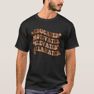 T-shirt Black Teacher Magie Enseignant Noir Histoire Mois