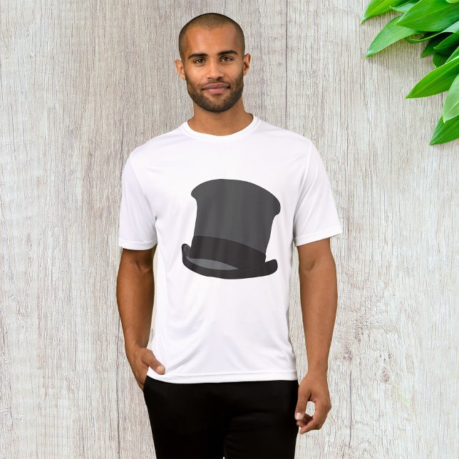 T-shirt Black Top Hat Classic Steampunk Victorian (Créateur téléchargé)