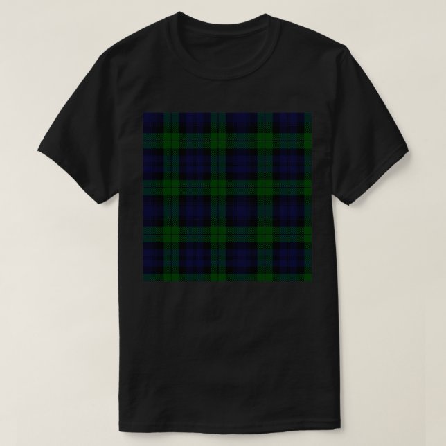 T-shirt Black Watch Scottish Tartan Clan Scotland (Design devant)