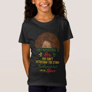 T-Shirt Black Women Cadeau African American Pride Black Hi