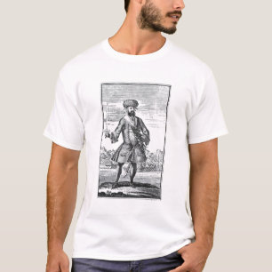 T-shirt Blackbeard le pirate, 'd'une histoire générale de