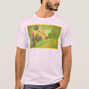 T-shirt "Blackberries Fruit Plante" Photo mignonne. Comman