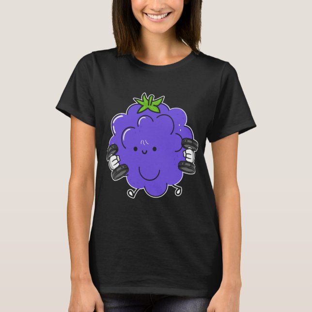 T-shirt Blackberry, Fruit Costume d'entraînement Bodybuild (Devant)