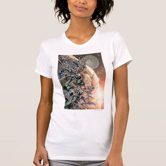 T-shirt Blackest Night Group et Moon (Devant)