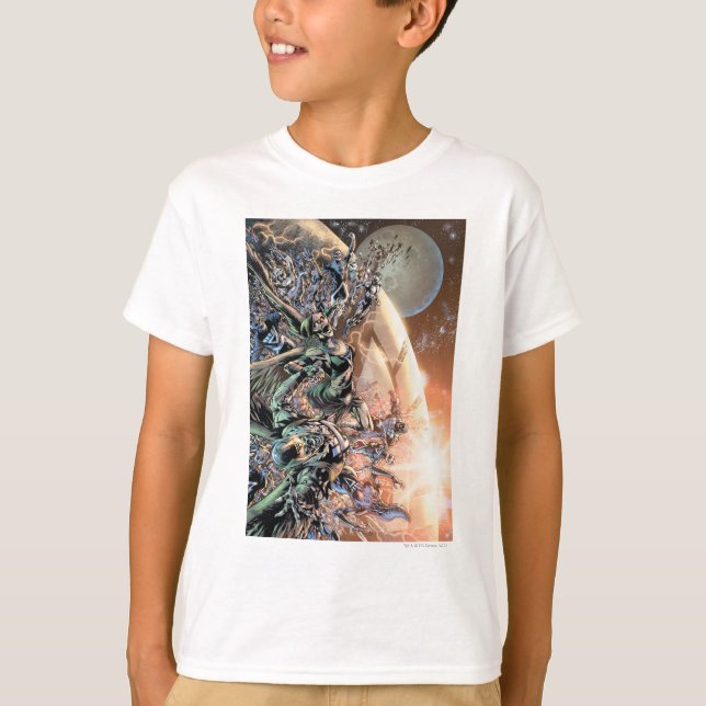 T-shirt Blackest Night Group et Moon (Devant)