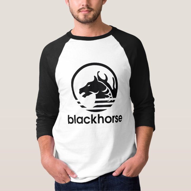 T-shirt BlackHorse X la vie de trois rayures (Devant)