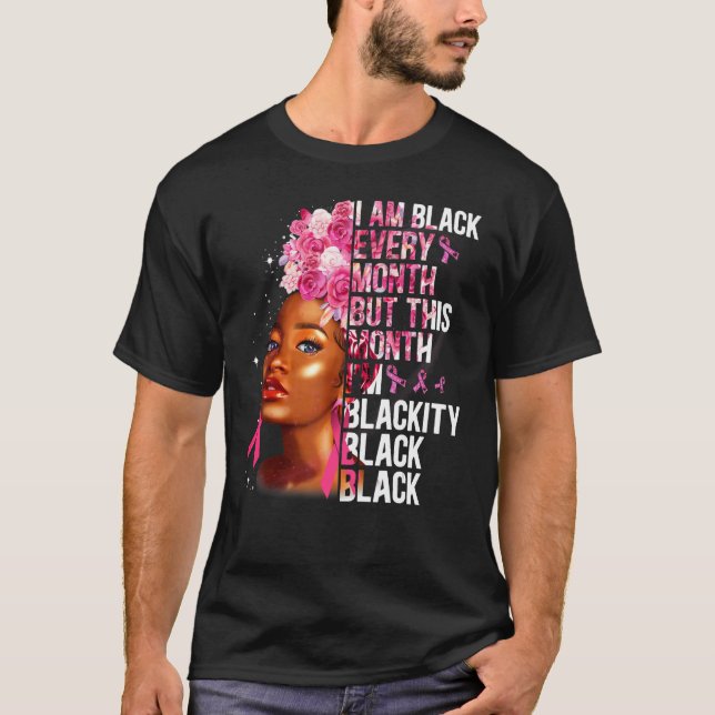 T-shirt Blackity Black Every Month Black History BHM Afric (Devant)