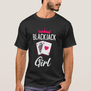 T-shirt BLACKJACK FILLE Blackjack Lecteur Cartes Blackjack