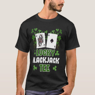 T-shirt Blackjack Player LUCKY BLACKJACK SHIRT Gambling Ca