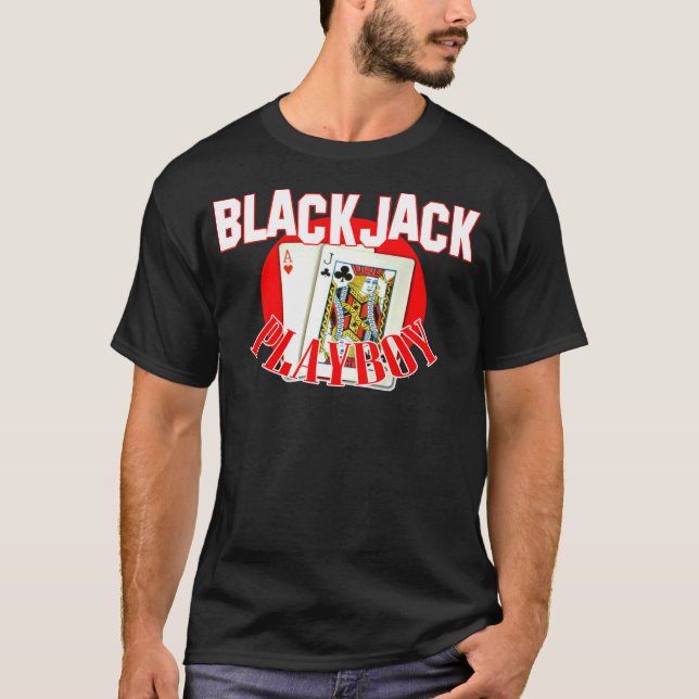 T-SHIRT BLACKJACKPLAYBOY (Devant)