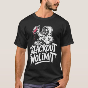 T-Shirt Blackout No Limit Graffiti Art – Urban Str