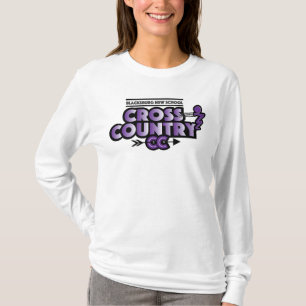 T-shirt Blacksburg New School CC Running Club Long Sleeve