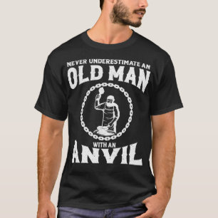 T-shirt Blacksmift Idée Cadeau Pour Hommes Blacksmith Anvi