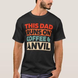 T-shirt Blacksmith Blacksmier Café Père Papa amis Papa