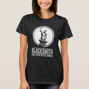 T-shirt Blacksmith Master I Smith Amboss Artiste