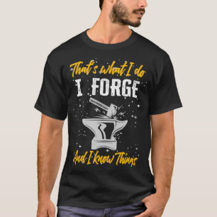 T-SHIRT BLACKSMITH MÉTAL WORKER BLADESMITH