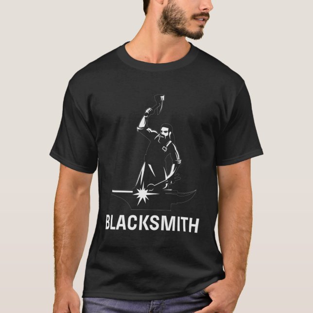 T-shirt Blacksmith Metalworker (Devant)