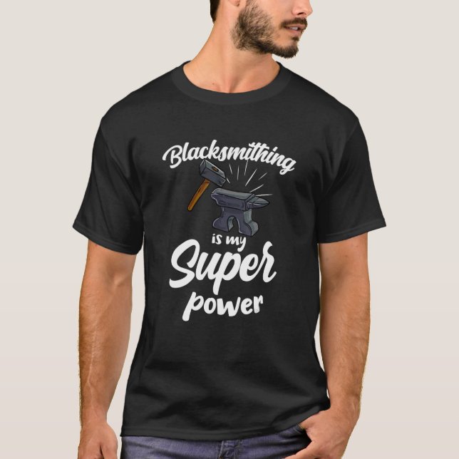 T-shirt Blacksmithing Blacksmith Goldsmith Hammer Craft An (Devant)
