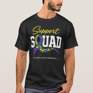 T-shirt Bladder Cancer Awareness Family Support Squad 