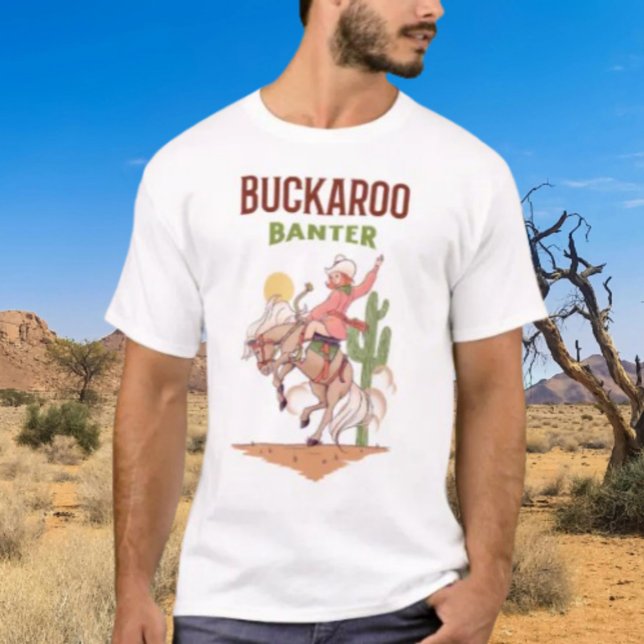 T-shirt Blague de cow-boy (Créateur téléchargé)