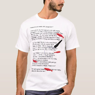 T-shirt Blague de l'écrivain mystère assassin