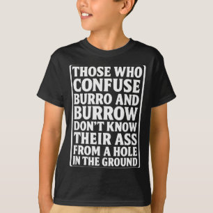 T-shirt Blague de papa drôle de burro terrier jeu de mots