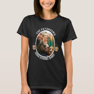 T-shirt Blague de Pâques   Chemise de teinture de photo de