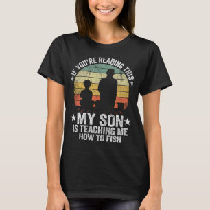T-shirt Blague de pêche drôle idée cadeau papa et fils fêt