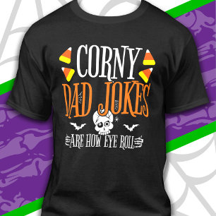 T-shirt Blague de roulement d'œil Halloween Blagues ringar