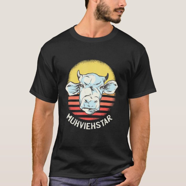 T-shirt Blague de vache pun (Devant)