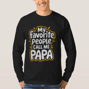 T-shirt Blague Sarcastique Hommes Papa Mignonne Mes Gens F