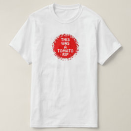 T-shirt Blague tomate