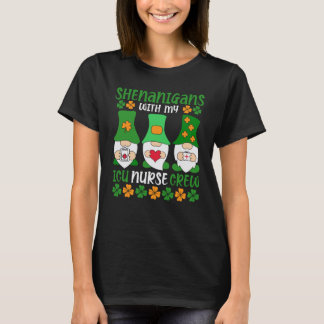 T-shirt Blagues Avec Mon Équipe D'infirmières De Réanimati