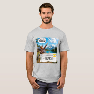 T-shirt Blagues de papier d'emballage de chewing-gum