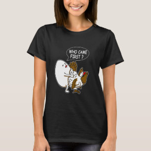 T-shirt Blagues drôles d'humour adulte Qui est venu en pre