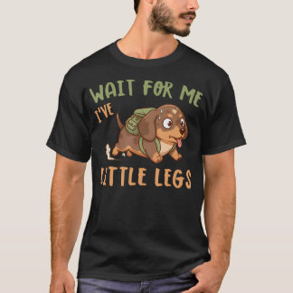 T-shirt Blagues drôles sur les jambes courtes Memes Attend