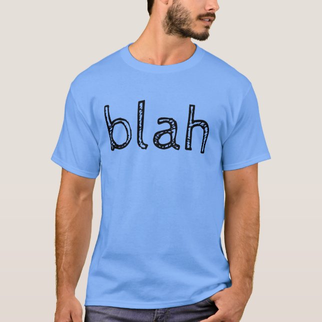 T-shirt "Blah" (Devant)